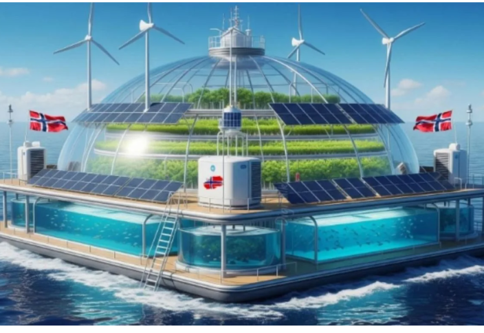 В Норвегии создали плавучую теплицу, способную производить пищу, пресную воду и энергию одновременно