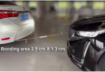 Автокөлікті тарта алатын титтей «пластыр» тоқылды (видео)