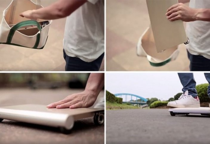 Планшет көлеміндей ғана көлік пайда болды (видео)