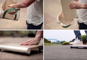 Планшет көлеміндей ғана көлік пайда болды (видео)