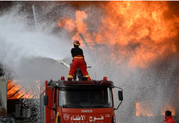 Разные: В порту Бейрута снова начался сильный пожар: видео. В Ливии насчитали 1200 бойцов ЧВК Вагнера