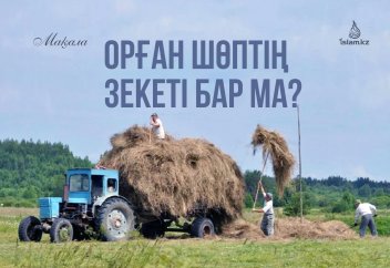 Орған шөптің зекеті бар ма?