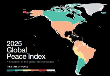 Опубликован рейтинг самых миролюбивых стран мира, - Global Peace Index 2025
