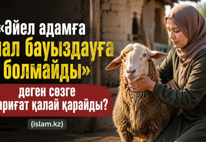 «Әйел затына мал бауыздауға болмайды» деген ырымның негізі бар ма?