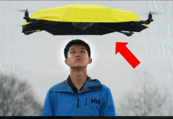 Ұшатын қолшатыр жасалды (видео)