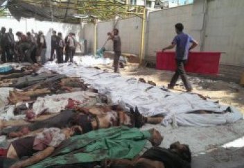 Атака по жилым районам армией Башара Асада