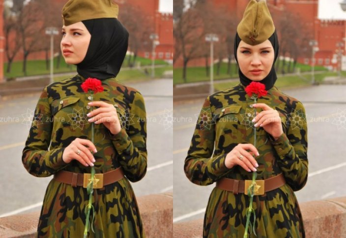 Платье ко Дню Победы выпустил мусульманский дизайнер