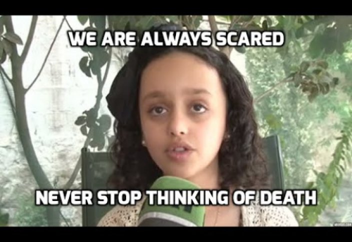 10-летняя девочка из Йемена: «США, перестаньте продавать оружие Саудовской Аравии!» (Видео)