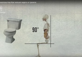 Научные доказательства Как нельзя сидеть в туалете