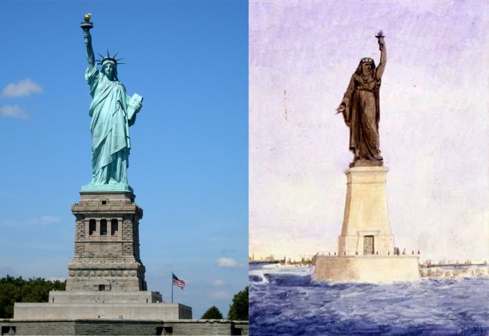 Египтянка в хиджабе и Статуя Свободы – одно лицо