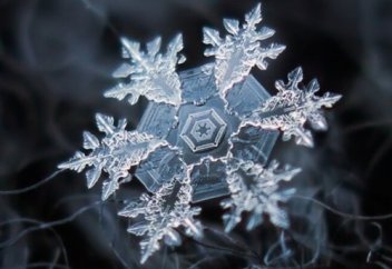 Как выглядят снежинки на макрофотографии: уникальная красота