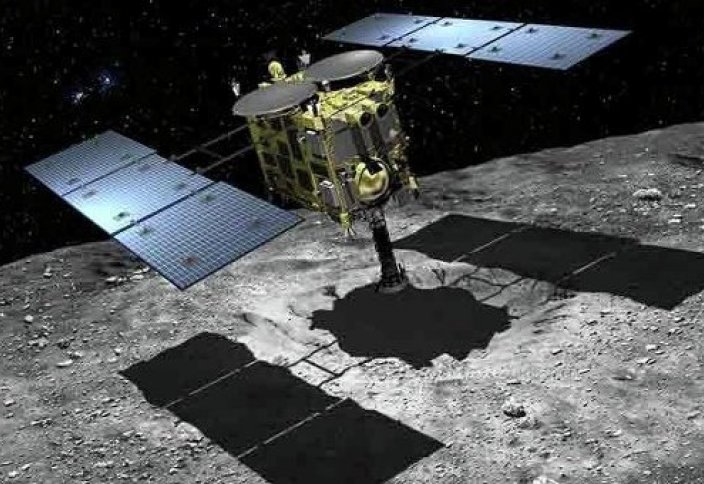 Жапондар ерледі: астероид бетінің видеосы