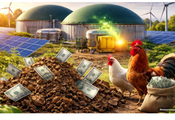 Казахстанская птицефабрика из помёта выработала 15 млн кВтч электроэнергии