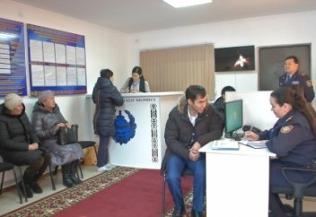 Полиция бөлімшелерінде азаматтарды қабылдау фронт-офистері ашылды