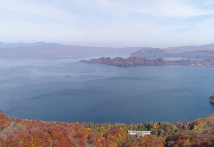 Живописное озеро Товада на границе префектур Акита и Аомори (видео)