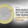 Жаңа шыққан жүз теңгелік темір ақшаны қымбатқа сатуға бола ма?