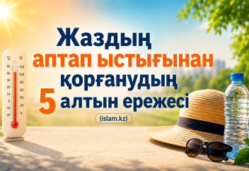 ☀️ Жаздың аптап ыстығынан қорғанудың 5 алтын ережесі