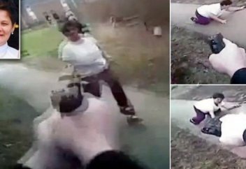 АҚШ офицері әйел адамды атқан сәтін камераға түсіріп алды (видео)