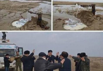 Арал теңізінің түбінен су шықты