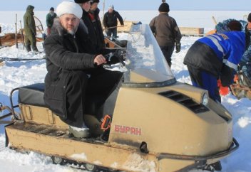 Торжественное открытие рыбацкой мечети