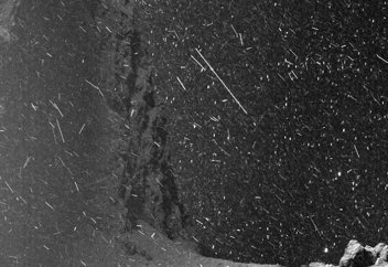 Как выглядит метель в космосе: видео