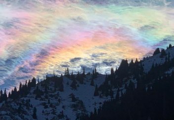 Алматинец снял редкое природное явление в горах (видео+фото)