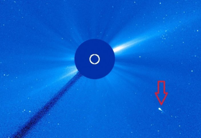 Шартарап: Күн кометаны ерітіп жіберді (видео)
