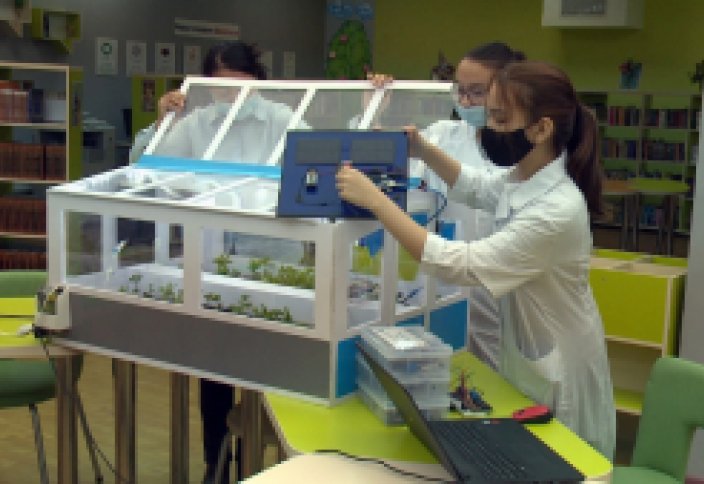 Прототип «умной» теплицы разработали кызылординские школьники (видео)