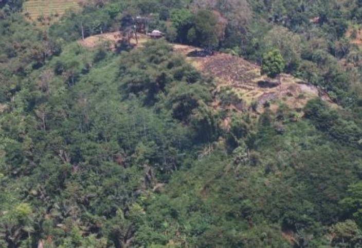 Гигантскую древнюю пирамиду обнаружили внутри горы в лесах Индонезии (фото)