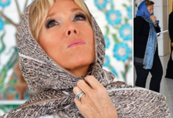 Первая леди Франции надела хиджаб (фото)