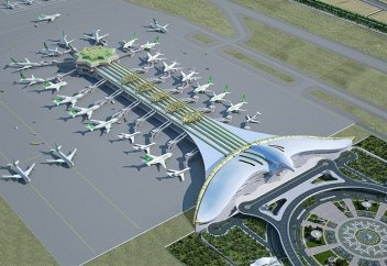 Проект нового Международного аэропорта Ашхабад в Туркменистане (фото)