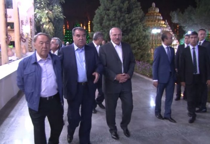 Как Эмомали Рахмонов встречал Назарбаева и других президентов (фото, видео)
