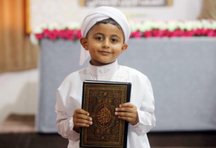 7-летний палестинский мальчик выучил наизусть весь Коран