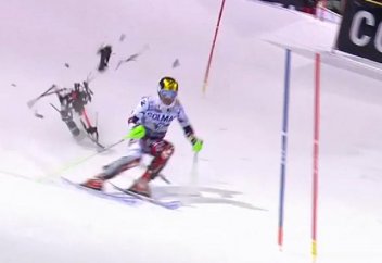 Спорт: Шаңғышы бір қатерден аман қалды (видео)