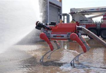 Өрт сөндіруші робот ит 60 метр қашықтан су атқылай алады (видео)