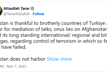 Мирные переговоры между Пакистаном и Афганистаном завершились без разрешения