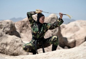 Мұсылман еліндегі ниндзя әйелдер (фото)