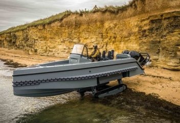 Катер-амфибия (видео)