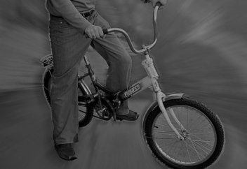 "Пьяный" велосипед или велосипед с обратным поворотом руля.