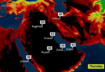 Так выглядит адская жара (фото+видео)