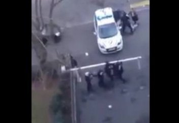 Полиция зверски избила мусульманку (видео)