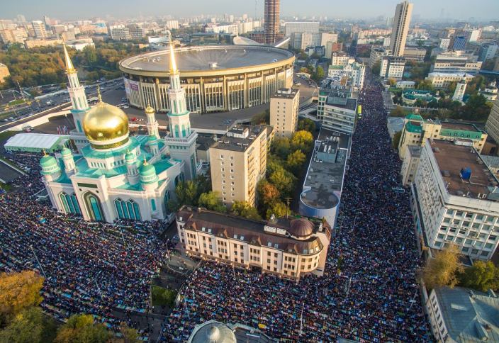 Мәскеу мен әлемнің өзге мегаполистеріндегі мешіттер саны салыстырылды