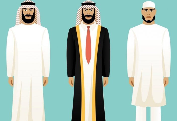 Национальная одежда ОАЭ – кандура и сауб