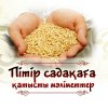 Пітір садақаға қатысты мәліметтер
