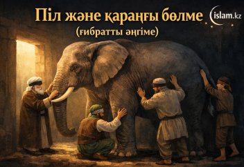 Піл және қараңғы бөлме (ғибратты әңгіме)