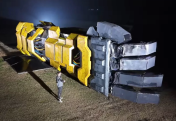 Әуесқой инженер үйдей үлкен қол жасап, оны арнайы қолғаппен басқарады (видео)