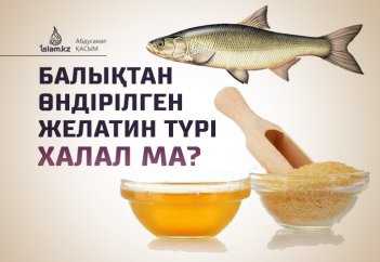 Балықтан өндірілген желатин түрі халал ма?