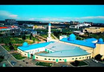 2017 жылғы түсірілім! Қарағанды қаласы "Әл-Машани" мешіті | Әдемі нашид [2K-UHD]