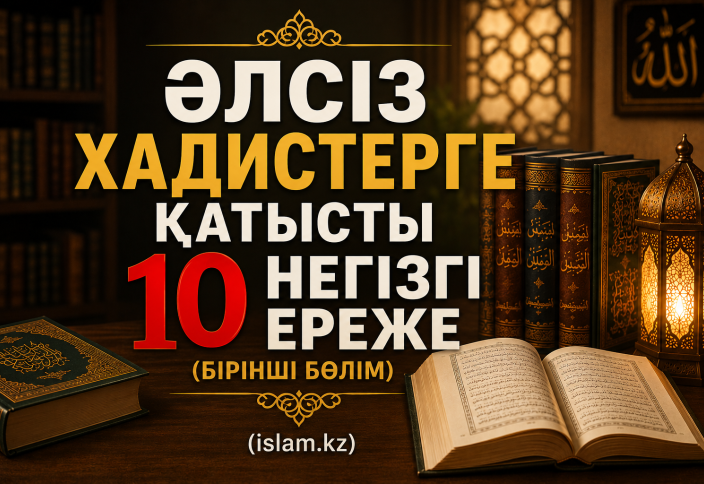 Әлсіз хадистерге қатысты 10 негізгі ереже (1 бөлім)