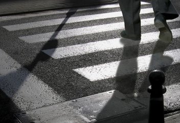 В Астане появилась первая лазерная «зебра» (видео)